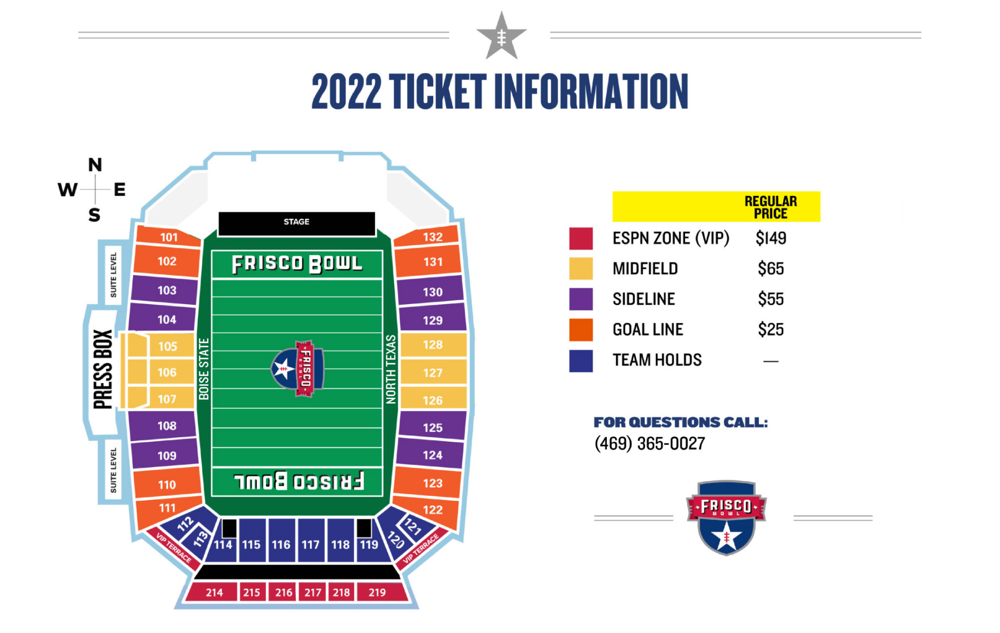 Tickets Frisco Bowl