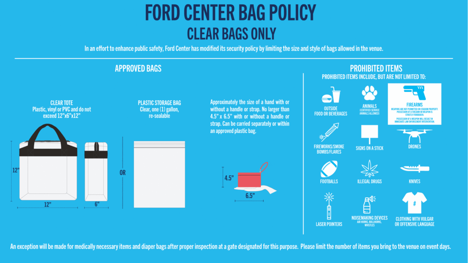 Stadium Info & Policies | Frisco Bowl