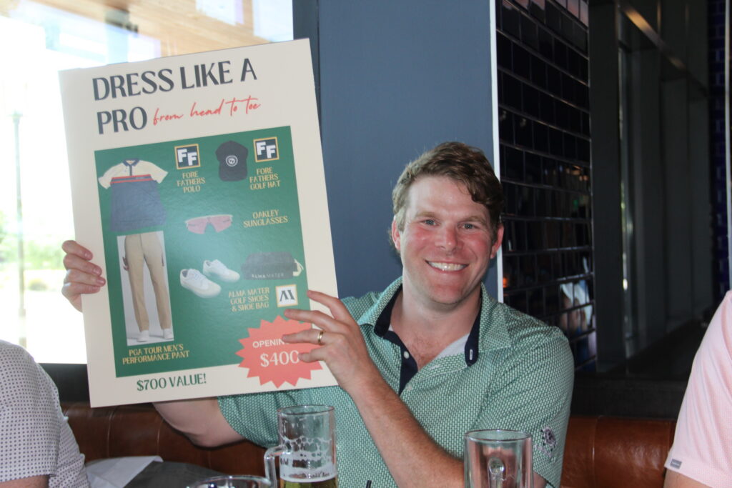 Kyle Petersen Auction Winner - Men's Dress Like a Pro