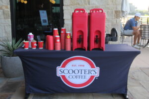 Scooter's Coffee Set Up (2)