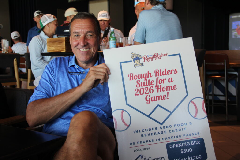Tim Cline Auction Winner - Rough Riders Suite